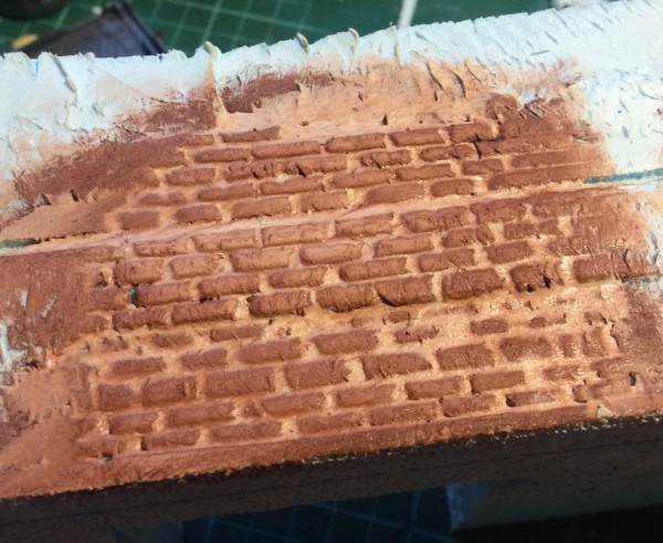 Miniature Brick Wall Tutorial – From The Wastes
